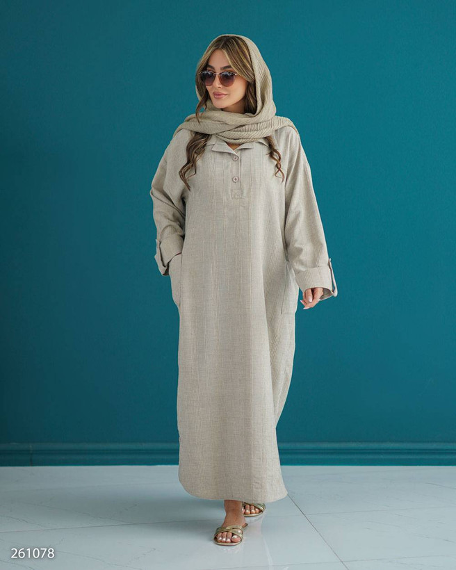 کفتان زنانه لینن ژاکارد