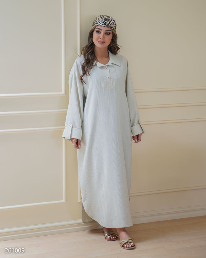 کفتان زنانه لینن ژاکارد مدل مادلی