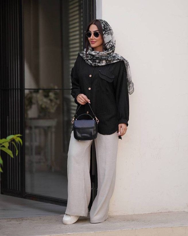 شومیز محرمی زنانه مشکی