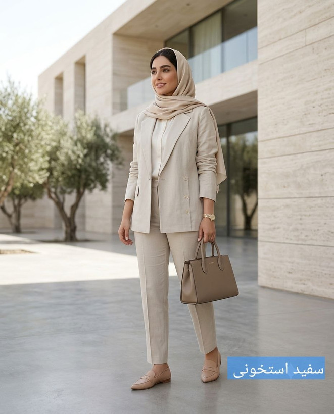 کت الی سفید استخونی