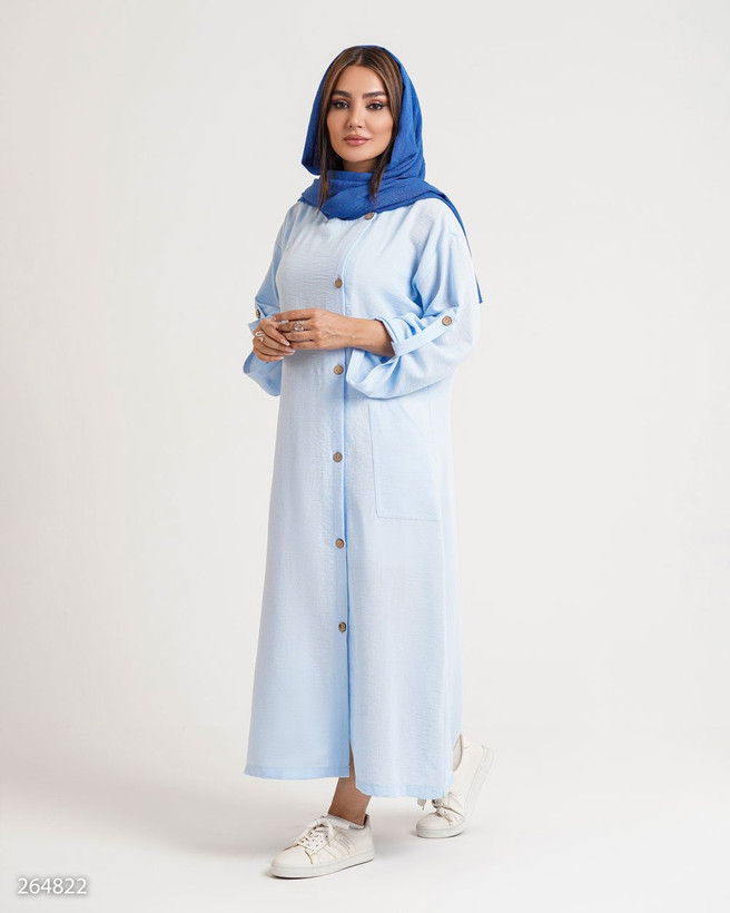 کفتان بلند زنانه مدل سادیا