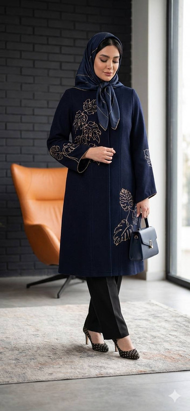 مانتو گلدوزی مدل نیاز